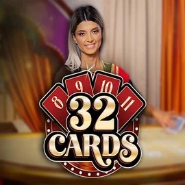 32 Cards online game logo by Ezugi on wildsino-casino.eu.com