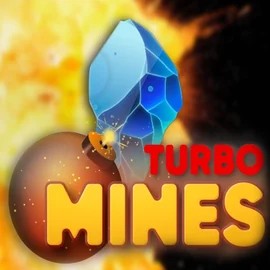 Turbo Mines online game logo by Turbo Games on wildsino-casino.eu.com